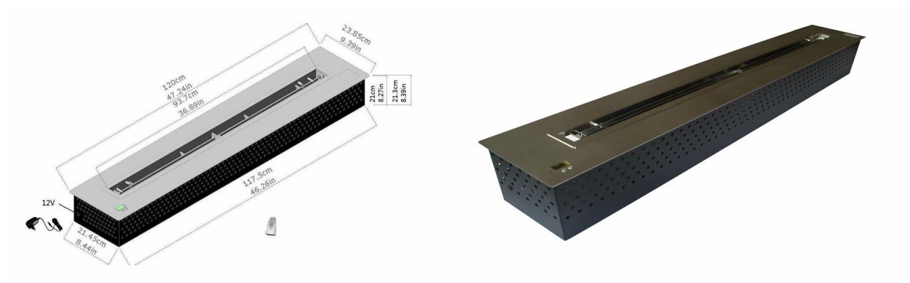 insert automatique cheminée bioéthanol AF150