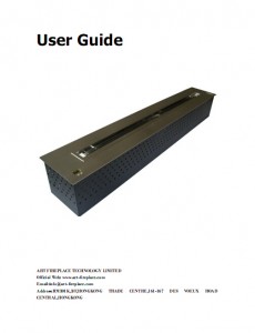 user guide of bio fireplace insert