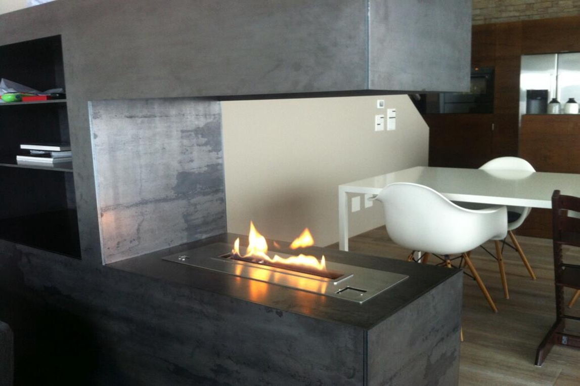 art intelligent ethanol burner af66 model with remote