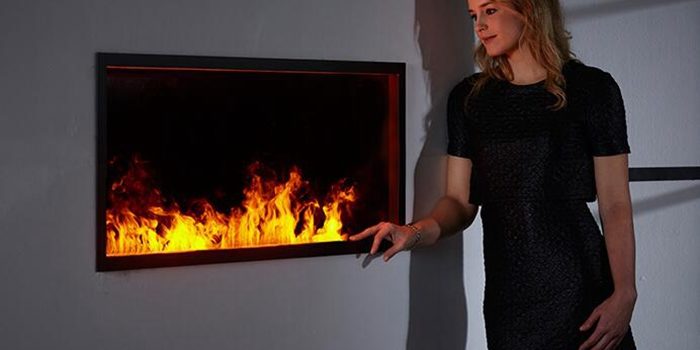 3D water vapor fireplaces with remote controller