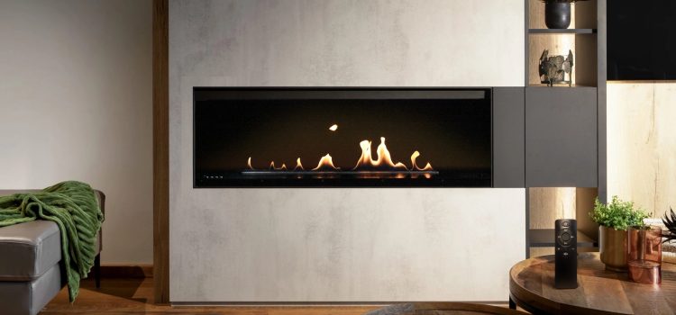 Stylish Modern Intelligent Ethanol Fireplace With Remote Controller